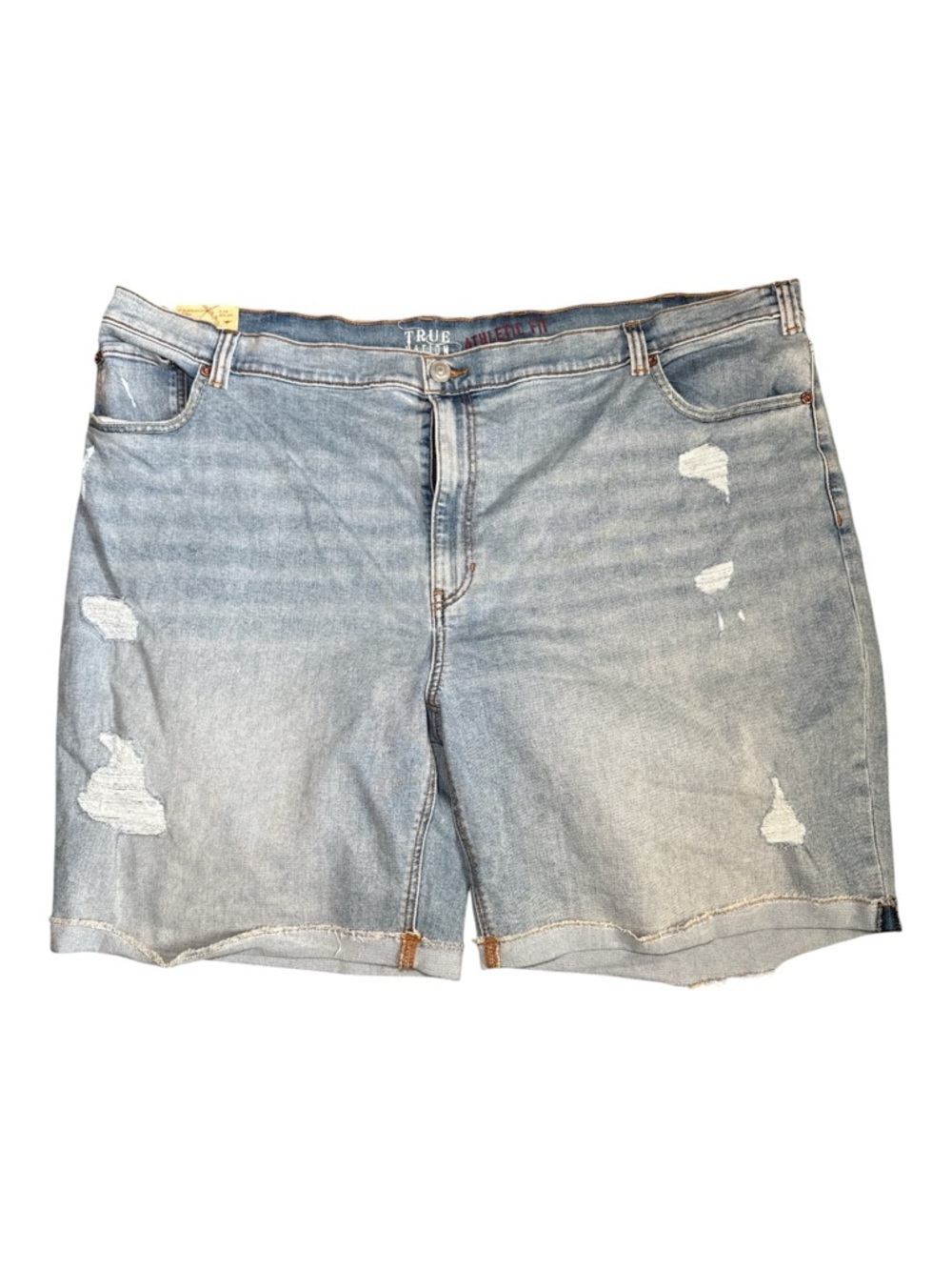 NEW! True Nation Men's 54x10 Denim Shorts Athletic Fit Stretch